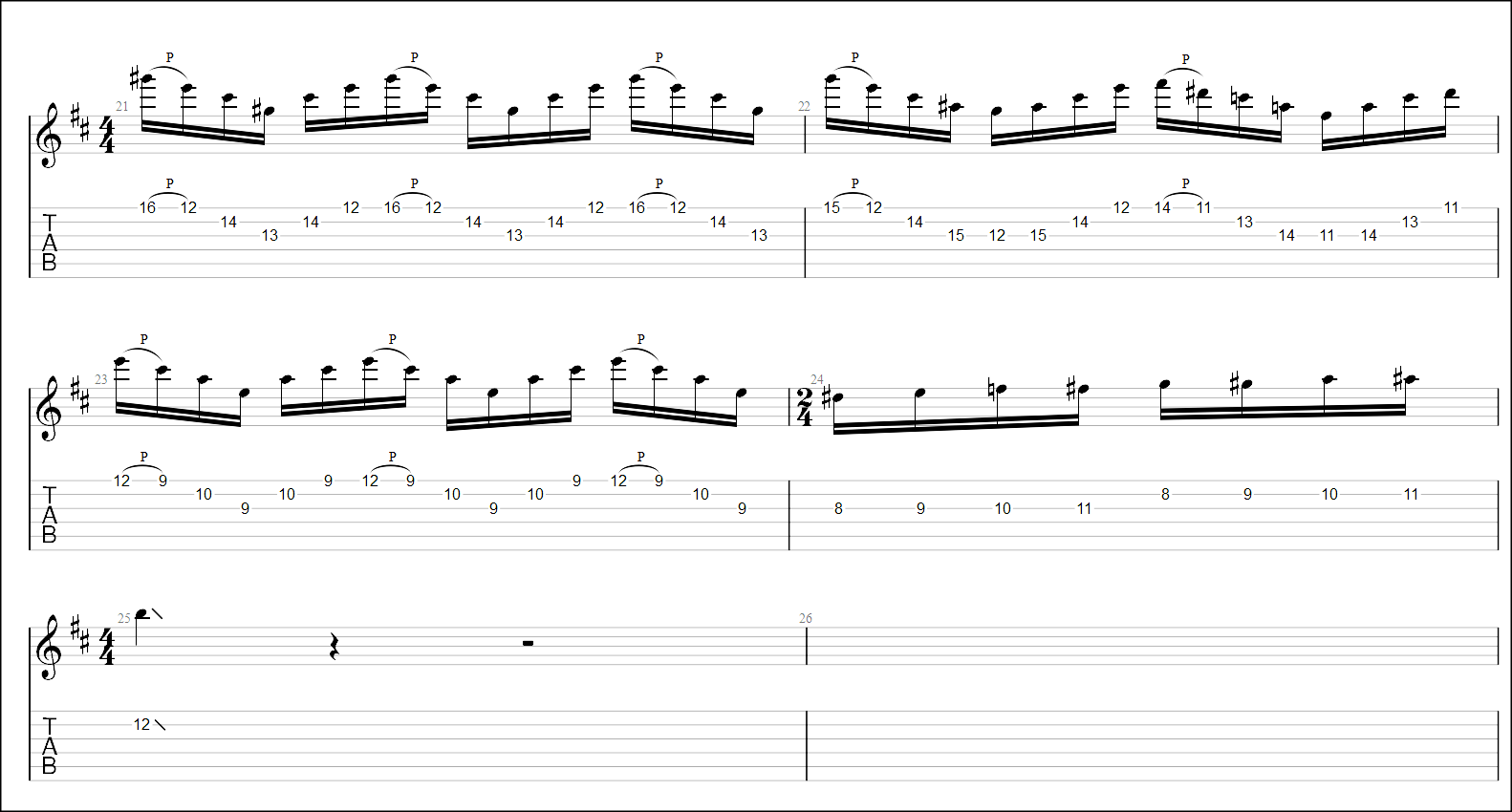 TAB グラスプリズン ペトルーシ スウィープ練習 The Glass Prison /  Dream Theater John Petrucci Sweep Arpeggios Practice 【Guitar Sweep Vol.14】