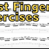 ピッキングの基礎練習! 左右の手をシンクロさせる方法 Best Finger chromatic Exercise【Picking Vol.5】
