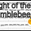 【TAB】Flight of the Bumblebee Guitar TAB / 熊蜂の飛行 ギター TAB 楽譜【TAB ギターソロ速弾き】