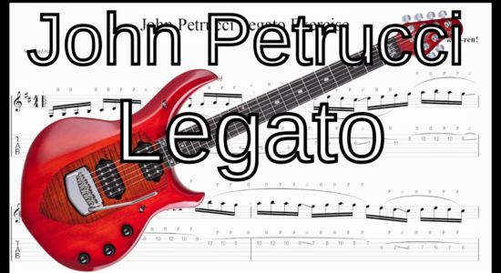 【TAB】John Petrucci Legato Exercise Guitar ジョン･ペトルーシ レガート･フィンガリングトレーニング 左手強化 【Practice】