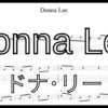 【TAB】Donna Lee Guitar Lesson ドナ･リー ギター ピッキング練習ジャズ【Picking Practice Jazz TAB】
