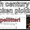 【TAB】17th century chicken picking / Impellitteri Guitar Lesson クリス・インペリテリ ギター練習【Piking･ピッキング】