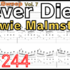 【TAB】Never Die / Yngwie Malmsteen Sweep Guitar ネヴァーダイ イングヴェイ・マルムスティーン スウィープピッキング練習 ギター【Sweep Vol.7】