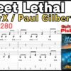 Street Lethal TAB - Racer X(Paul Gilbert) Practice ポール･ギルバート ストリートリーサル ピッキング練習 【Guitar Picking Vol.40】