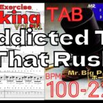 【TAB】Addicted To That Rush / Paul Gilbert Mr Big Practice ポール･ギルバート ジャストテイクマイハート ピッキング練習 【Guitar Picking Vol.41】