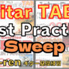 Guitar Sweep Best Practice TAB vol.1-10 【kiso-ren キソレン ギターのスウィープ基礎練習1～10】