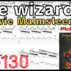The wizard TAB / Yngwie Malmsteen Guitar Picking ギター イングヴェイ ウィザード ピッキング基礎練習ゆっくり【Guitar picking Vol.87】