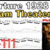Overture 1928 TAB / Dream Theater John Petrucci Guitar Picking ギター ジョンペトルーシ ピッキング基礎練習ゆっくり【Guitar picking Vol.95】