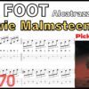 Big Foot TAB / Yngwie Malmsteen Alcatrazz Intro main riffイングヴェイ イントロ リフ ビッグフット ギターピッキング基礎練習【Guitar picking Vol.110】