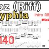 【TAB】40oz(Riff) - Polyphia Intro Riff Guitar ポリフィア 40オンス イントロリフ ギター速弾き練習【Guitar picking Vol.138】