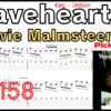 【TAB】Braveheart - Yngwie Malmsteen Guitar Keyboard Unison BPM30-158 イングヴェイ ギター ユニゾン速弾き練習【Guitar Picking Vol.144】