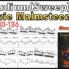 【TAB】Preludium(Sweep) - Yngwie Malmsteen Guitar BPM10-136 イングヴェイ ギター スウィープ速弾き練習【Guitar Sweep Vol.27】