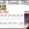 【TAB】Detroit Rock City - KISS Guitar Intro Riff BPM50-182 キッス デトロイトロックシティ イントロリフ練習【Guitar Picking Vol.148】