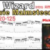 The wizard Intro Riff TAB / Yngwie Malmsteen Guitar Picking ギター イングヴェイ ウィザード イントロリフピッキング基礎練習ゆっくり【Guitar picking Vol.150】