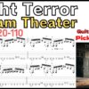 Night Terror TAB / Dream Theater John Petrucci Guitar ナイトテラー ギター ジョンペトルーシ ピッキング基礎練習ゆっくり【Guitar picking Vol.155】