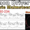 Demon Driver - Yngwie Malmsteen TAB Arpeggios Guitar BPM30-234 イングヴェイ ギター スウィープ速弾き練習【Guitar Sweep Vol.28】