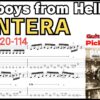 Cowboys from Hell TAB - Pantera パンテラ ギターリフ カウボーイフロムヘル ピッキング【Guitar Picking Vol.191】