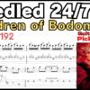 Needled 24/7 TAB - Children Of Bodom Alexi Laiho チルボド ニードルド アレキシライホ速弾きギター【Guitar picking Vol.208】BPM40-192