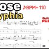 Goose TAB - Polyphia Guitar ポリフィア グース ギター速弾き練習【Guitar picking Vol.211】BPM20-110
